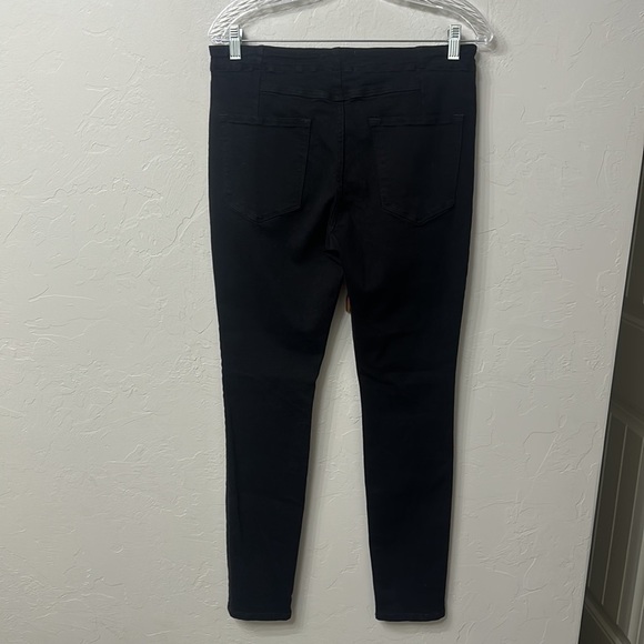 Frame black corded lace up skinny jeans size 30. - Picture 7 of 9